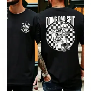 Men's Casual Short-Sleeve Round Neck Graphic Sports Top - Fresh Take on Fatherhood Humorous Dad Gift Tee