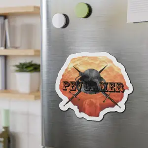 Pevgamer Die-Cut Magnet, Gamer Fridge Magnet, Twitch Streamer Merch, Gaming Gift, Cute Magnet