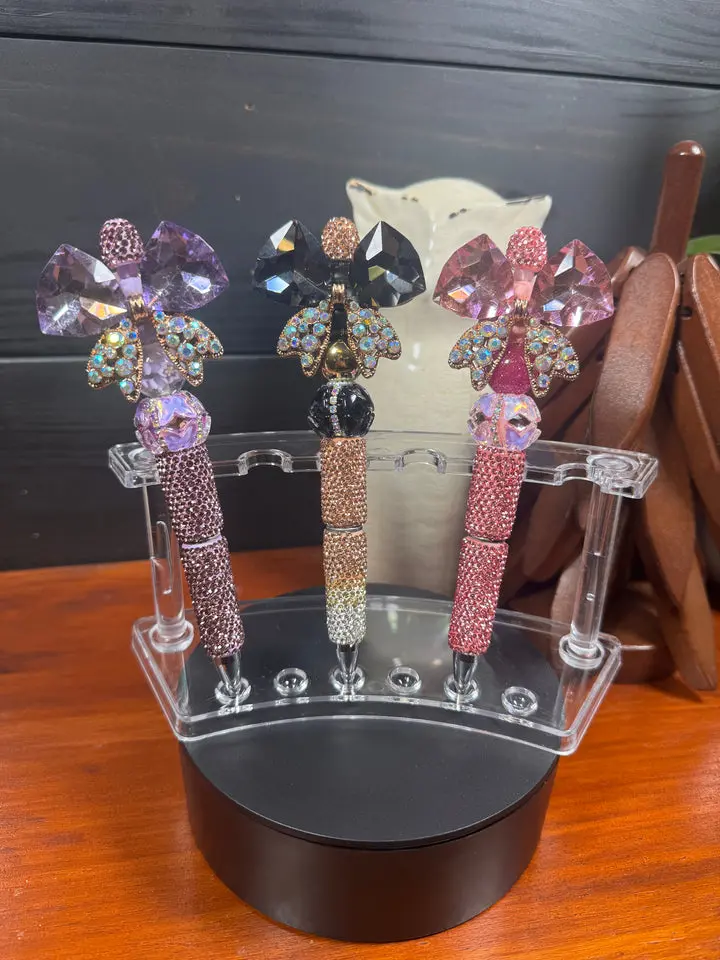 Fancy Bow Rhinestone Pens