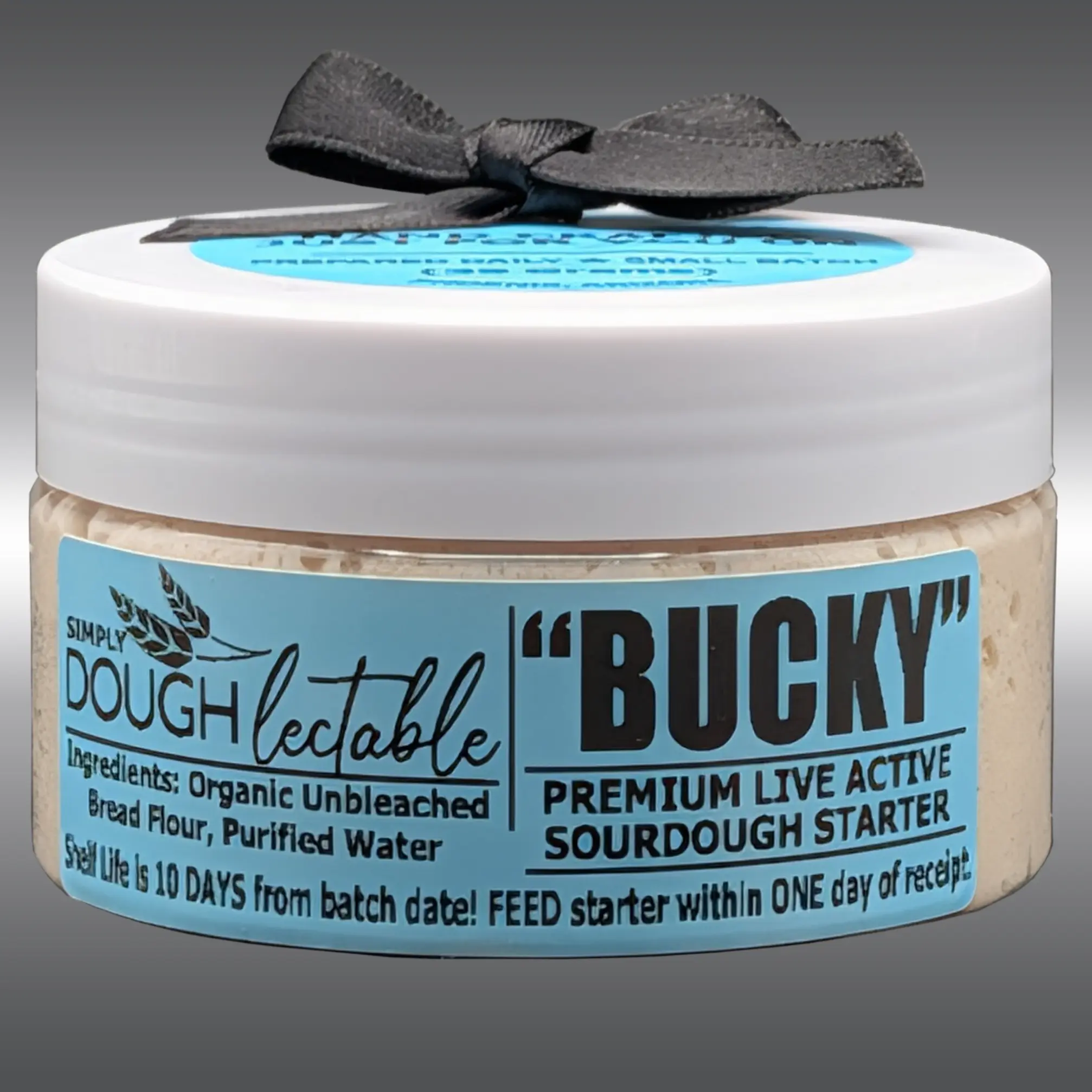 BUCKY - Live Active Sourdough Starter 35g - Made in USA - Easy for Beginners & Bakers BUCKY - Live Active Sourdough Starter 35g - Made in USA - Easy for Beginners & Bakers
