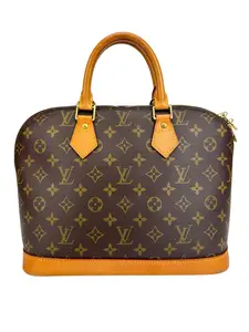 Pre-owned Louis Vuitton Monogram Canvas Top Handle Vintage Monogram Alma PM