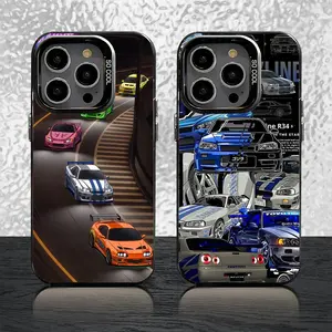 F-Fasts And F-Furious Cars Phone Case For iPhone17, 16,15,14,13,12,11,Pro,Max,Plus,Mini,SE Black Candy Matte Shockproof Cover