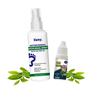 Vamy Antifungal Foot Spray for Athlete's Foot - Clinically Tested Formula with Tea Tree & Oregano Oil - Fights Fungus, Odor & Itching - Long-Lasting Relief, Moisturizes & Protects (3.38 fl oz) Moisturizing Detoxifying Antioxidant