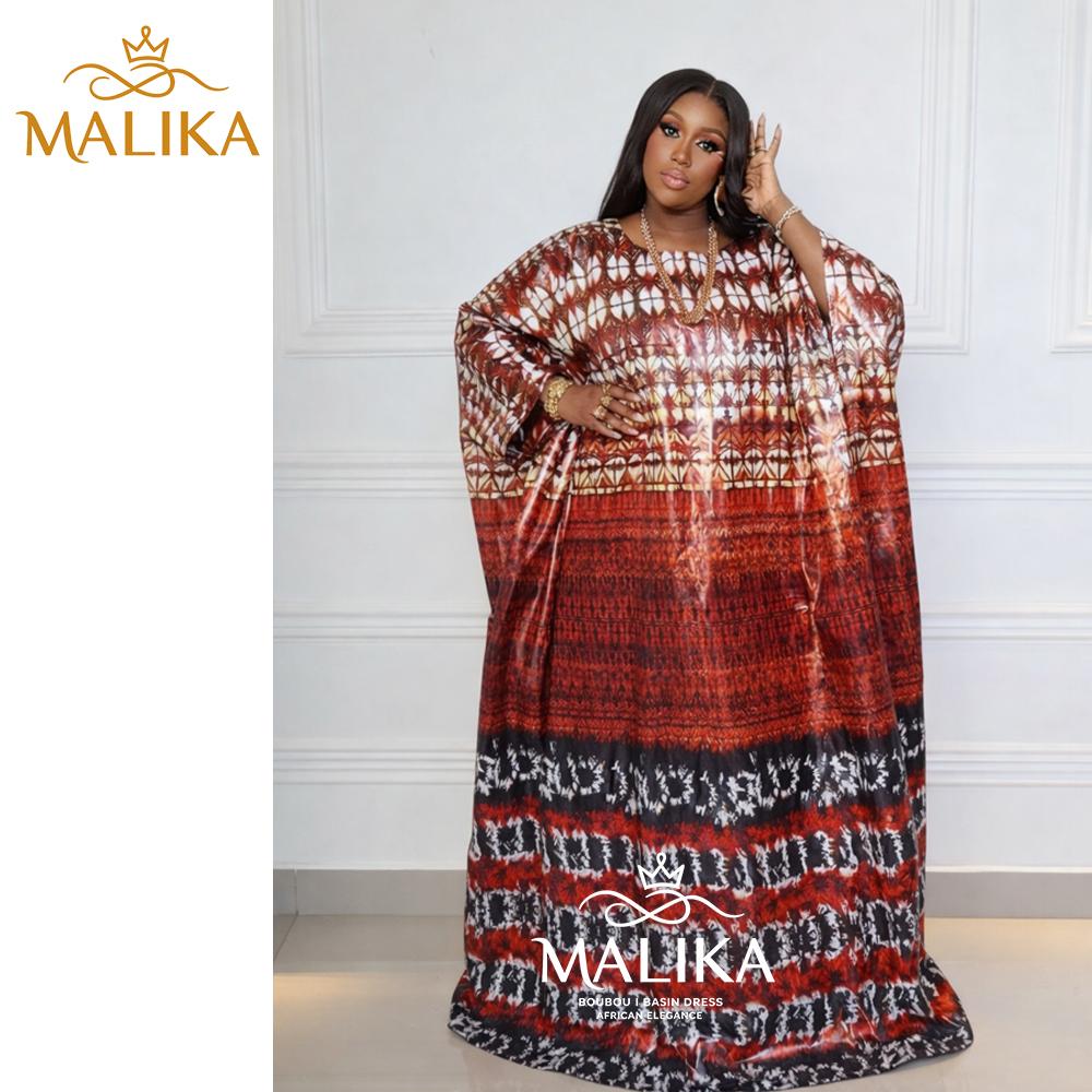 Perfumed Print Bazin Boubou Dress With Scarf First Quality Jacquard Basin Riche For Senegal African Noble Lady Evening Gown Long Sleeve