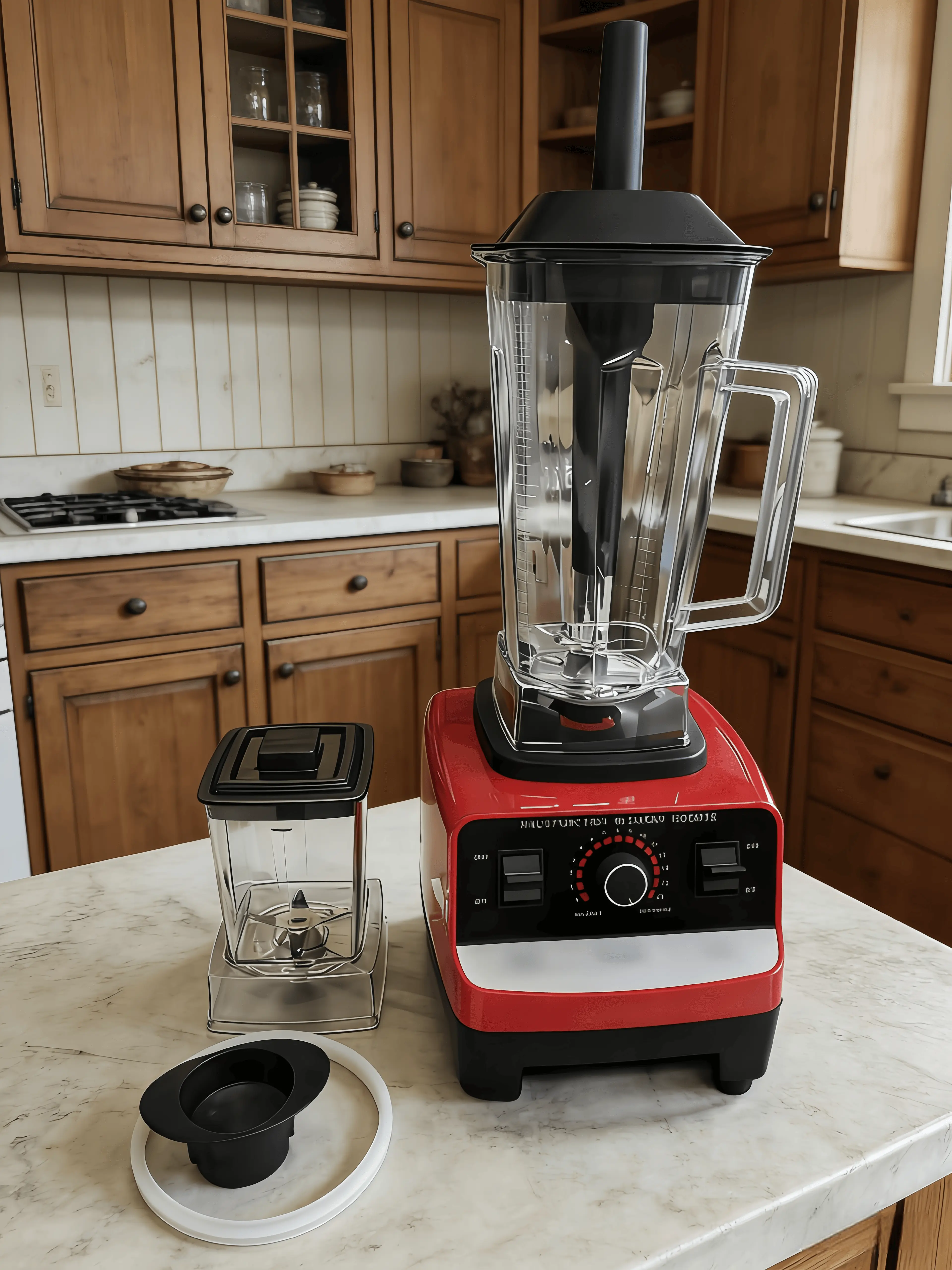 BPA-Free Blender Jar Jug for Blenders, Safe for Beverages, Includes 6 Free Matching Accessories, Blenders Blending Jar Jug