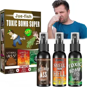 Extra Strong Liquid Stinky Spray, 3 Pack Prank Stuff & Joke Toys,Wet Potent Stink Spray Super Strong Pranks for Adult or Children
