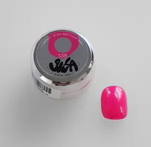 Neon Hot Pink Potted Gel Nail Polish (S38) | One-Coat High Pigment Soft Gel | HEMA & TPO Free | SIiSA - Mellow Edit Exclusive
