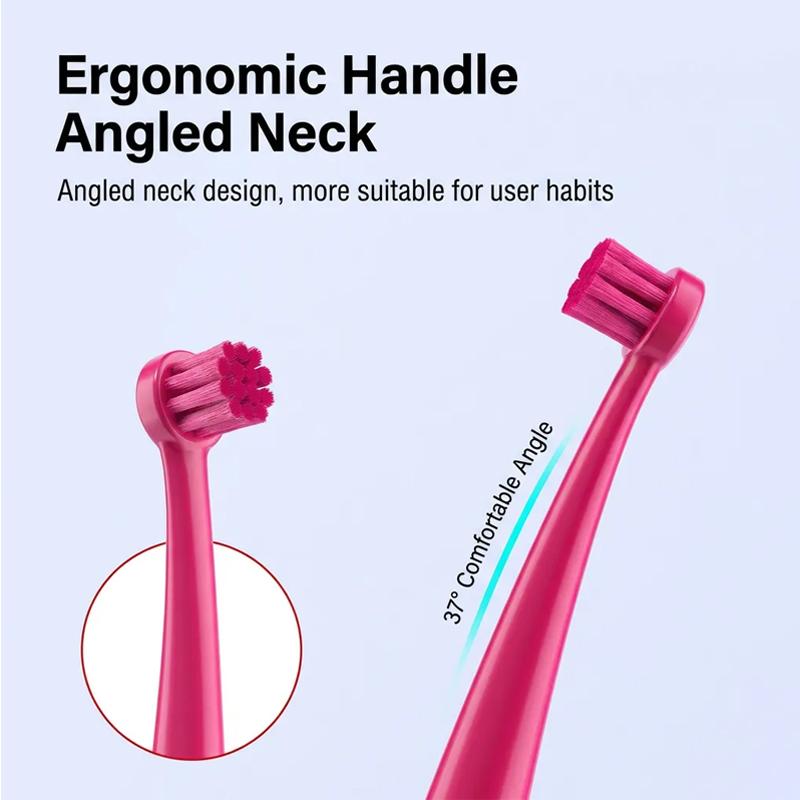 ICESEE End Tuft Toothbrush – Soft Fine Bristles, Braces-Friendly, Precise Cleaning for Hard-to-Reach Areas, Gentle on Teeth & Gums