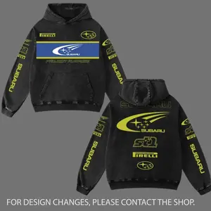 Subaru Biker Hoodie Washed Vintage ST1 Racing Streetwear, Motorcycle Graphic Hoodie Unisex, Designed for Motor Fans, Sportbike Culture, Speed Lovers & Urban Motorbike Style