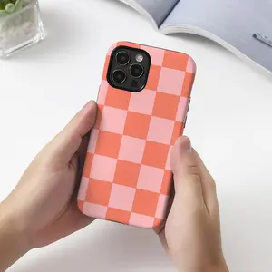 Checkerboard Pattern Phone Case, 2 in 1 Shockproof Phone Protective Cover, Phone Accessories Compatible with iPhone 11 12 13 14 15 Pro Max