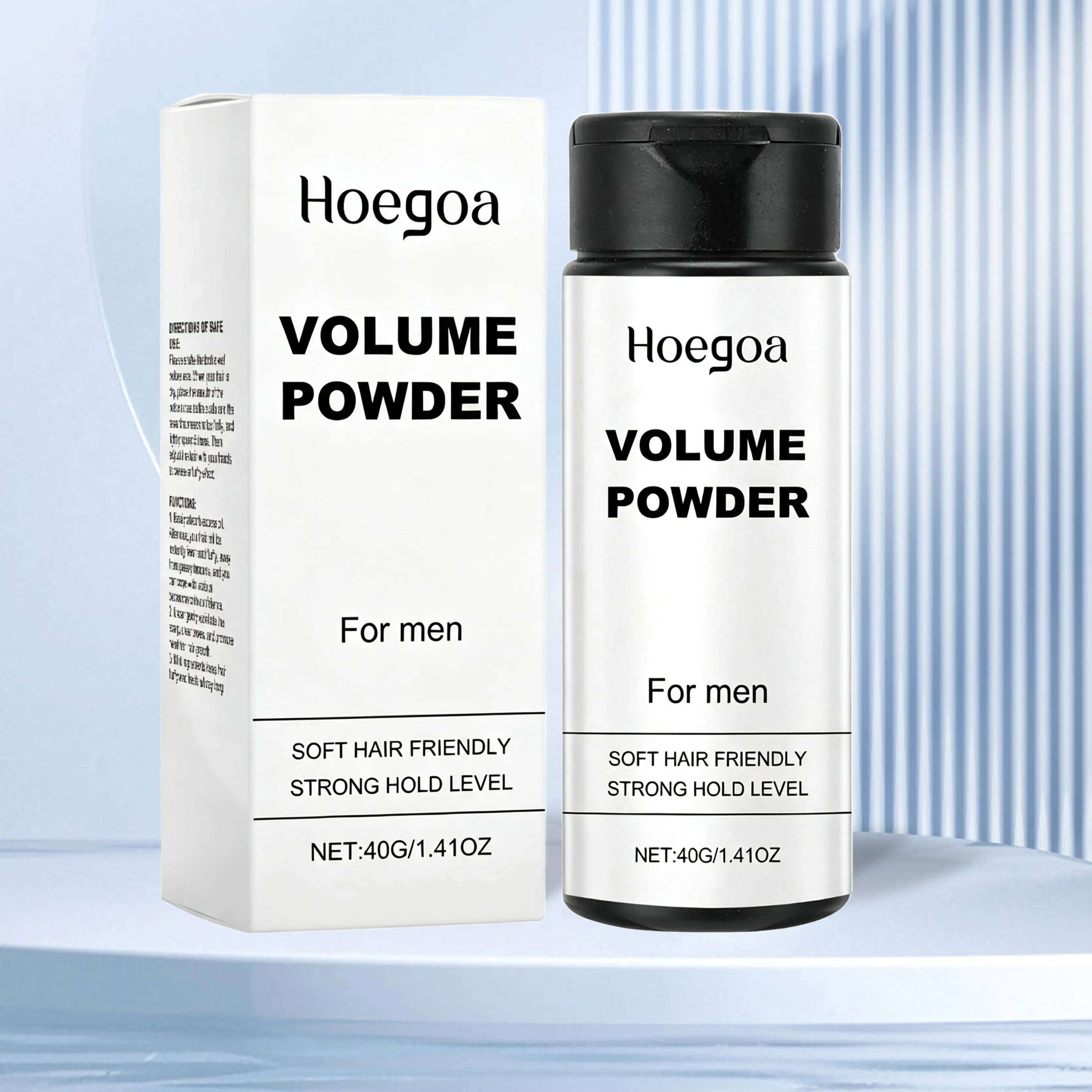 Hoegoa Volumizing Hair Styling Powder - Lightweight Gentle Formula for Fine Hair, Long‑Lasting Strong Hold, Daily Setting, Oil‑Absorbing, No‑Rinse Portable Haircare Product, Oil Control