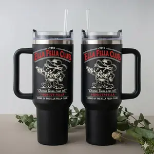 Vintage Ella Lanngleyy 2Sides Tumbler 20oz 40oz, Country Music Tumbler, Music Tour Merch, Gift For For Country Music Fans