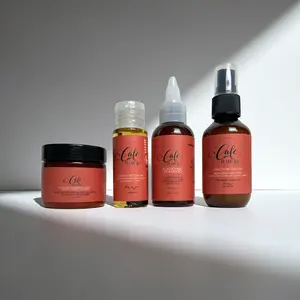 The Discovery Set Detox Shampoo & Hair Strengthening Conditioner Hydrolyzed African Baobab Protein Haircare with Clarifying Shampoo & Honey Deep Conditioner