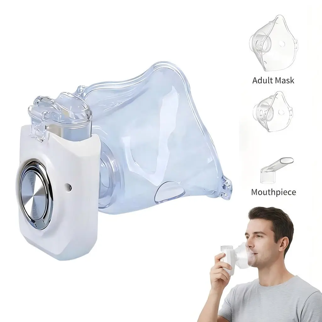 Mini Portable Sprayer (Single Item) - Compact, Lightweight, Travel Size, Enhanced Quiet Operation, Fine Mist, Easy Charging, Stackable Storage, Handheld/Wearable Design, Mouthpiece, Ideal for Home, Office Use