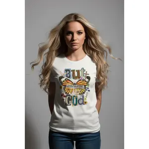 “But God Made a Way” Vintage Butterfly Faith Tee