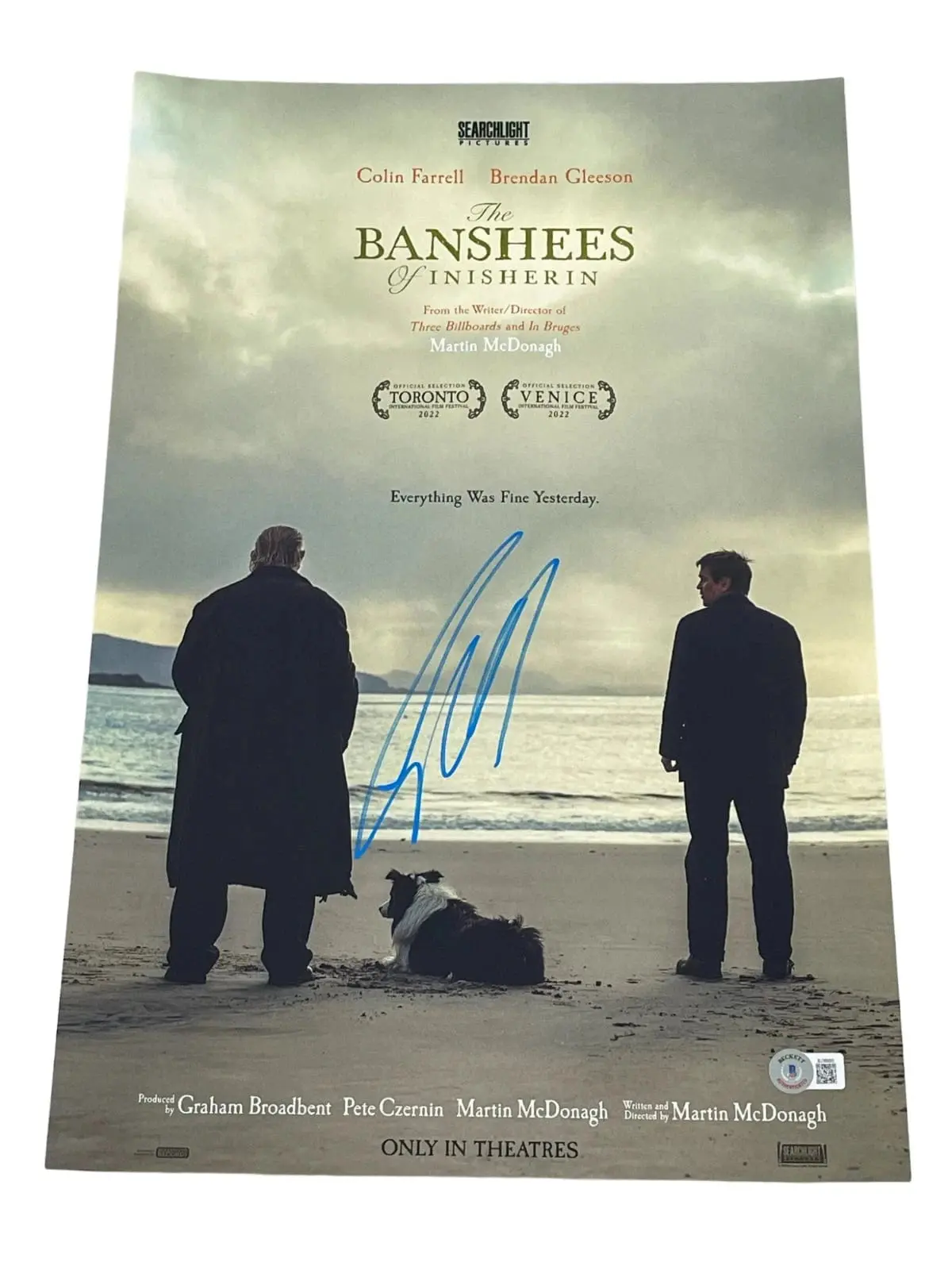 Colin Farrell Authentic Autographed 12x18 Photo Poster