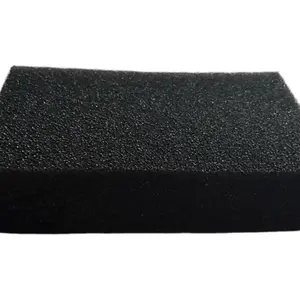 Black Epoxy Rectangle Sponge for Household Use - Perfect for Cleaning Surfaces