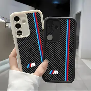 M Pattern TPU mobile phone case Suitable for Samsung Galaxy S25 S24 S23 S22 PLUS ULTRA FE camera full protector fashion high quality design fingerprint resistant gift anti drop durable