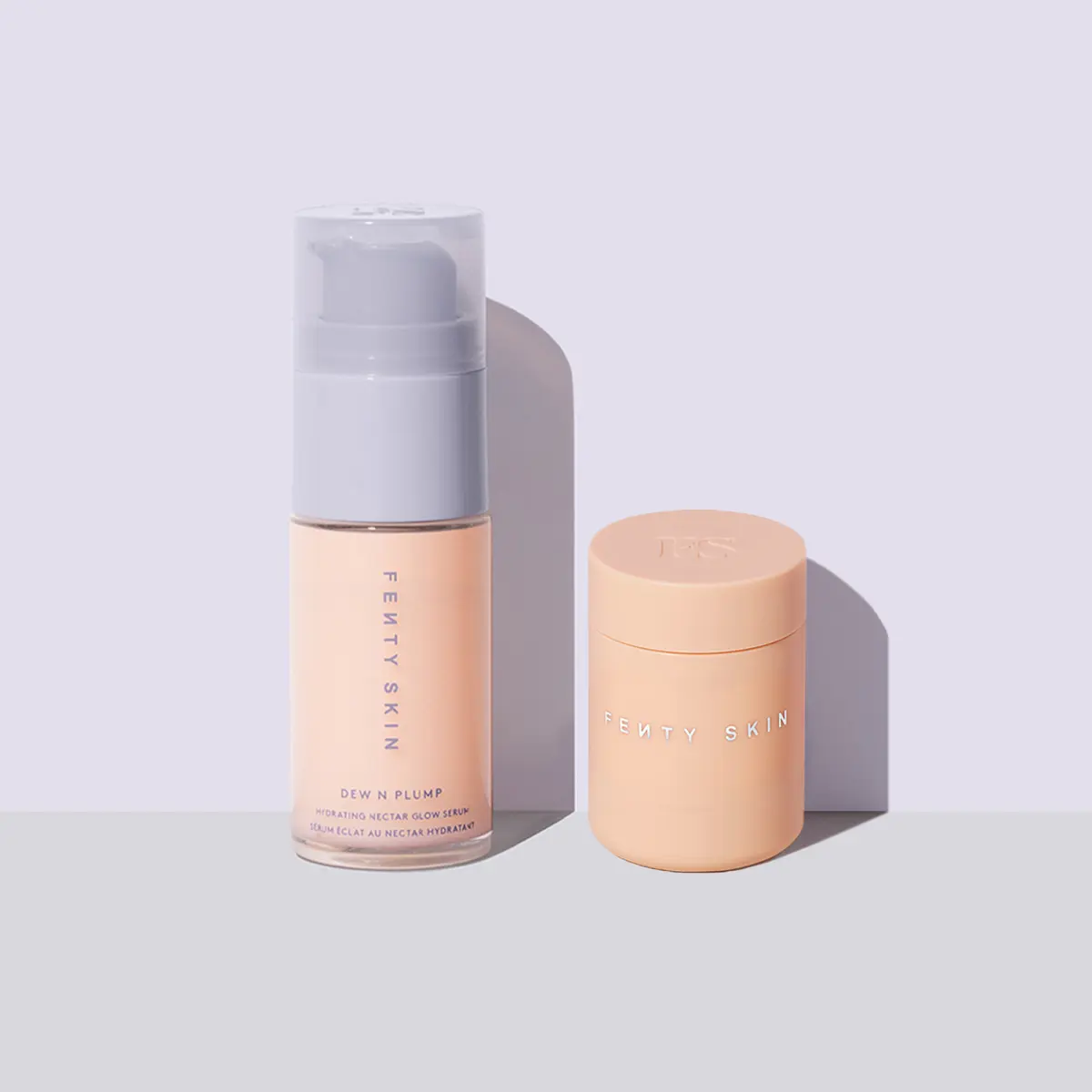 Fenty Skin Hydrate N Plump Essentials: Dew N Plump Hydrating Nectar Glow Serum + Plush Puddin’ Intensive Recovery Lip Mask Fenty Skin Hydrate N Plump Essentials: Dew N Plump Hydrating Nectar Glow Serum + Plush Puddin’ Intensive Recovery Lip Mask