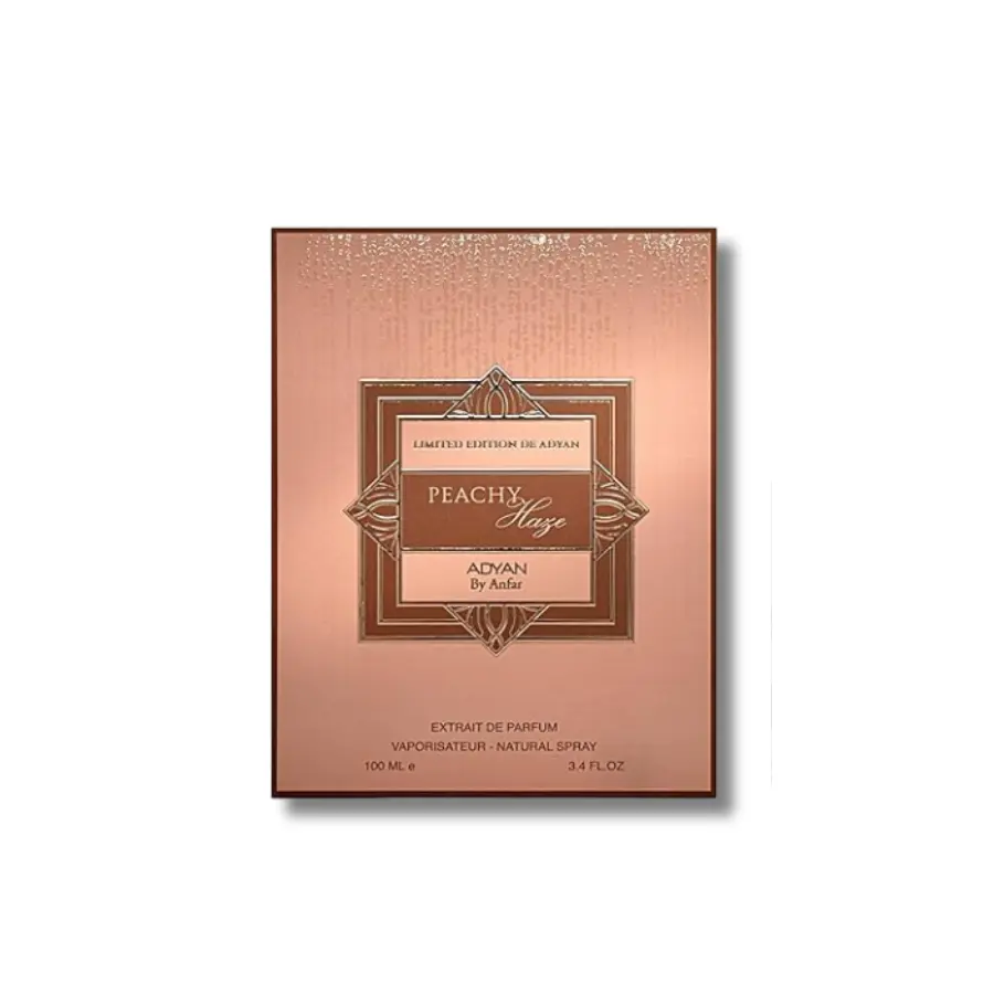 Anfar Adyan Peachy Haze Limited Edition Extrait De Parfum - 3.4 fl oz (3-3.9 fl oz Range) Women's Floral-Fruity Aromatic Woody Amber Fragrance, Adult Self Care Products Single Item, Fragrances, Floral Amber Scent, Spicy
