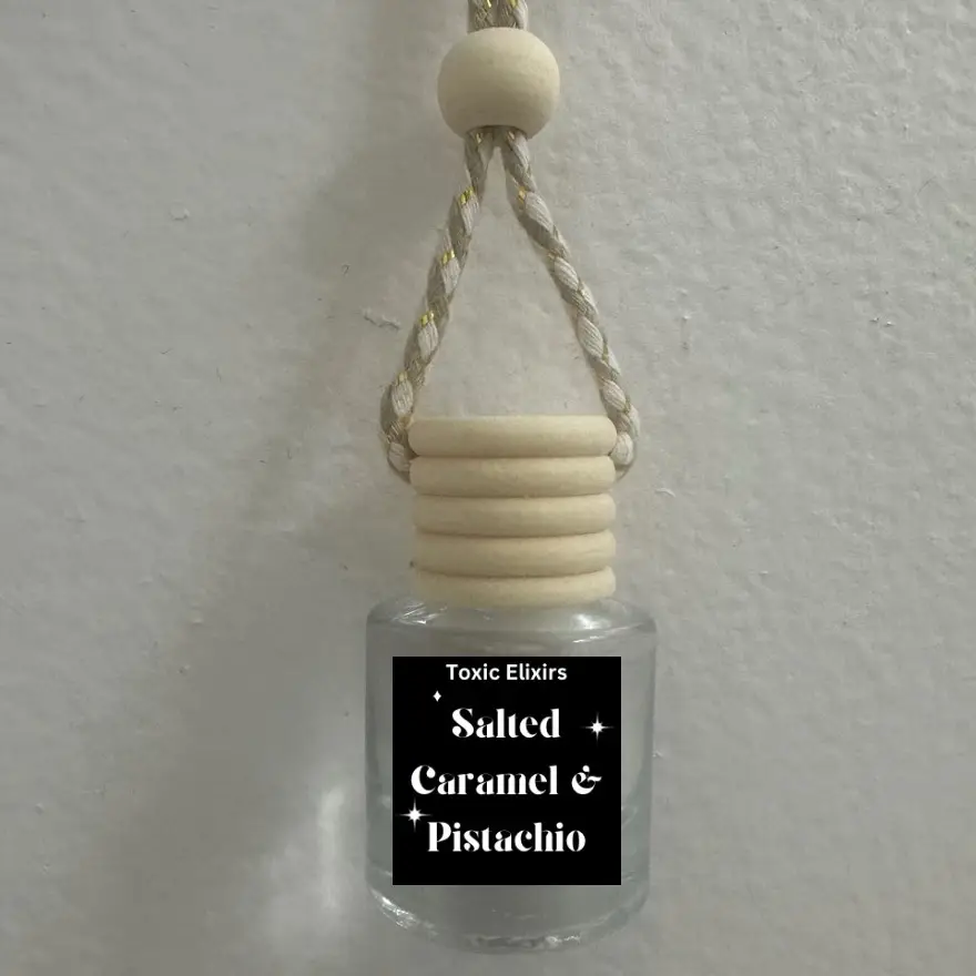 Salted Caramels & Pistachio Scented Car Air Freshener Diffuser