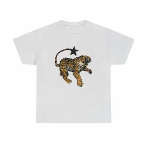 Vintage Jaguar Graphic T-Shirt, Retro Animal Print Tee, Y2K Streetwear Nature Shirt for Men Women, Trendy Wildlife Aesthetic Fashion Top Gift