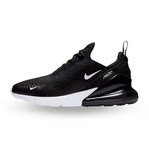 NIKE Air Max 270 Black White Men's Footwear Sneakers Casual Sport Shoes