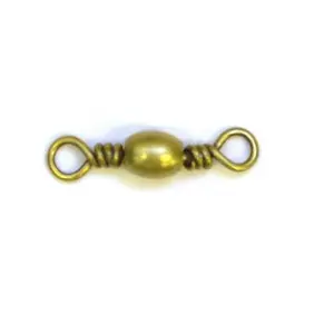 Eagle Claw Swivel-Brass Barrel 12ct-12pk Size 5