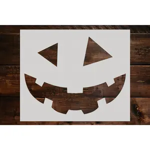 Pumpkin Face Stencil - Art and Wall Stencil