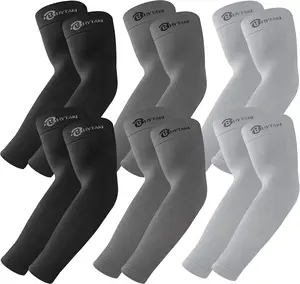 UV Sun Protection Arm Sleeves, UPF 50 Sports Cooling Arm Compression Sleeves for Men Women Teenager