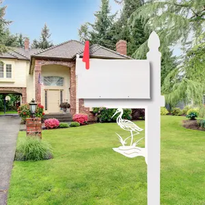 Mailbox Bracket - Heron  - Medium 12" x 16"