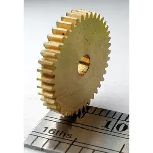 Northwest Short Line 14740-6 Reverse Worm Gear - Brass 3.0mm Bore (.118") -- 40 Teeth, 0.583 Outside Diameter, All Scales
