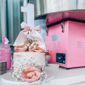 Embroidered Cake Topper