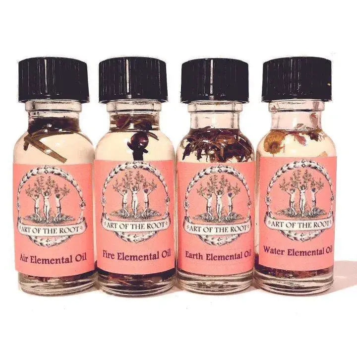 The Four Elemental Oils Set: Air, Fire, Earth & Water