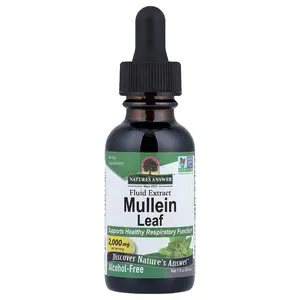 Nature's Answer Mullein Leaf, Fluid Extract, Alcohol-Free, 1 fl oz (30 ml) Nature's Answer Mullein Leaf, Fluid Extract, Alcohol-Free, 1 fl oz (30 ml)