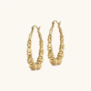 Bamboo Bodega 35mm Hoop Earrings