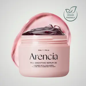 Arencia Fresh Red Smoothie Serum 30 50g Hyaluronic Acid Niacinamide Vegan Friendly Hydrate Nourishing Dewy Radiance
