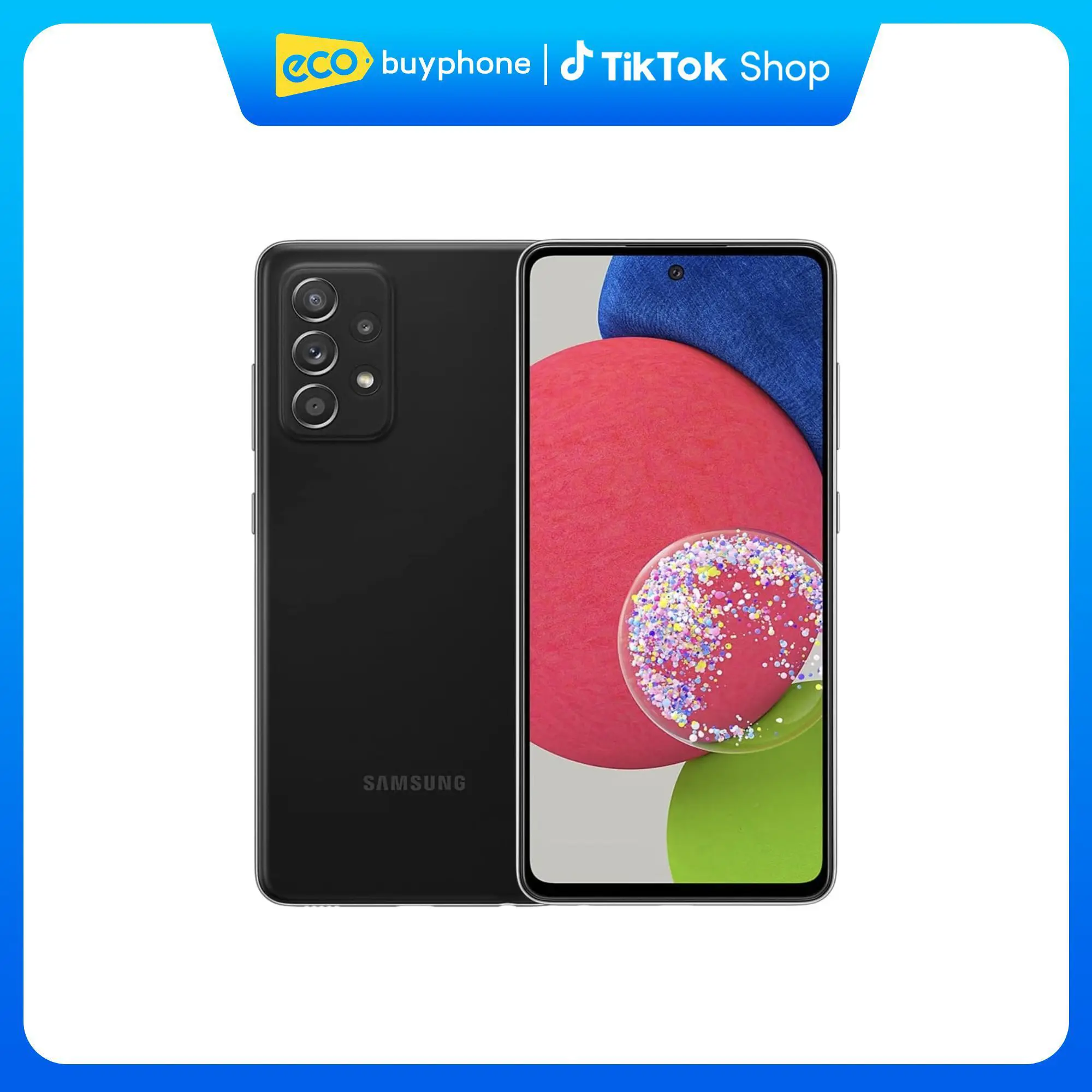 Refurbished Samsung Galaxy A52 5G Unlocked Excellent Android Smartphone with Bluetooth & Rear Camera (Mobile Device)