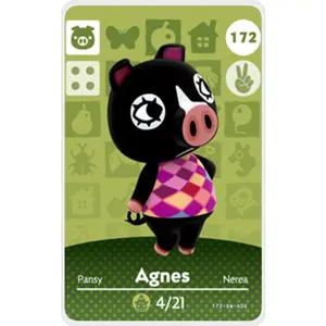 Agnes - Villager NFC Card for Animal Crossing New Horizons Amiibo