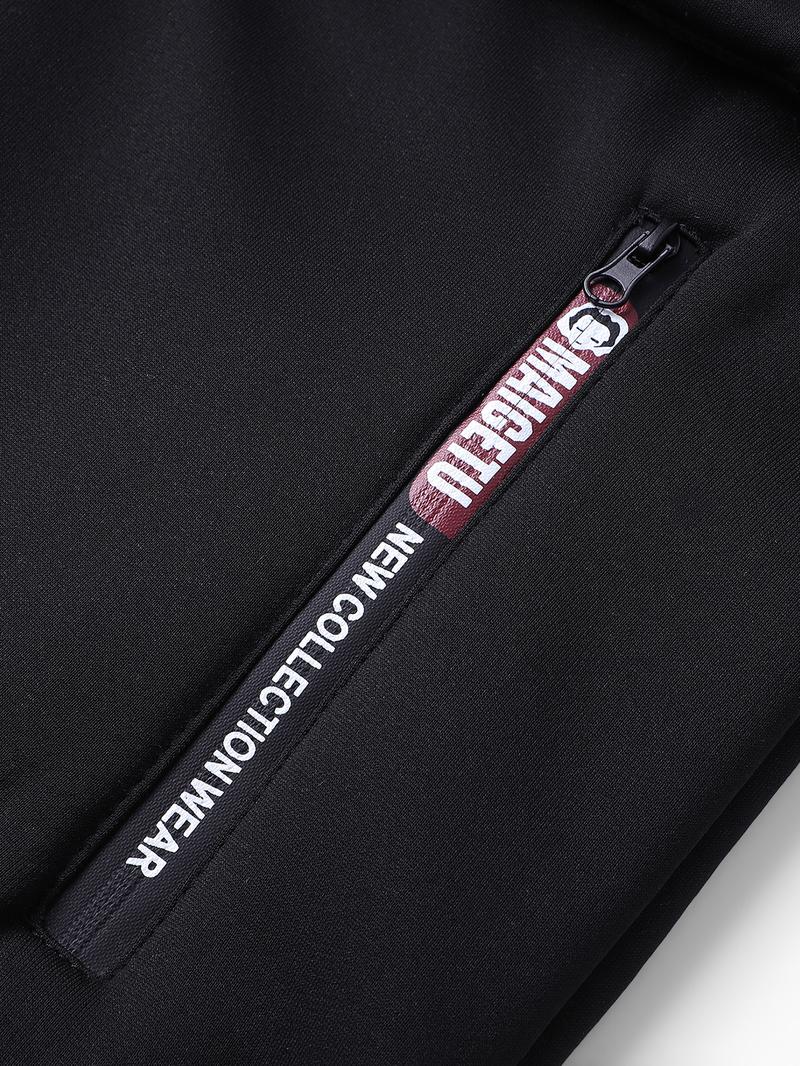 Men's Classic Hooded Warmth Jacket, Fleece Lined for Skin-Friendly Heat, Adjustable Hooded, Ribbed Hem, Urban Commuter Trendy Windproof Coat