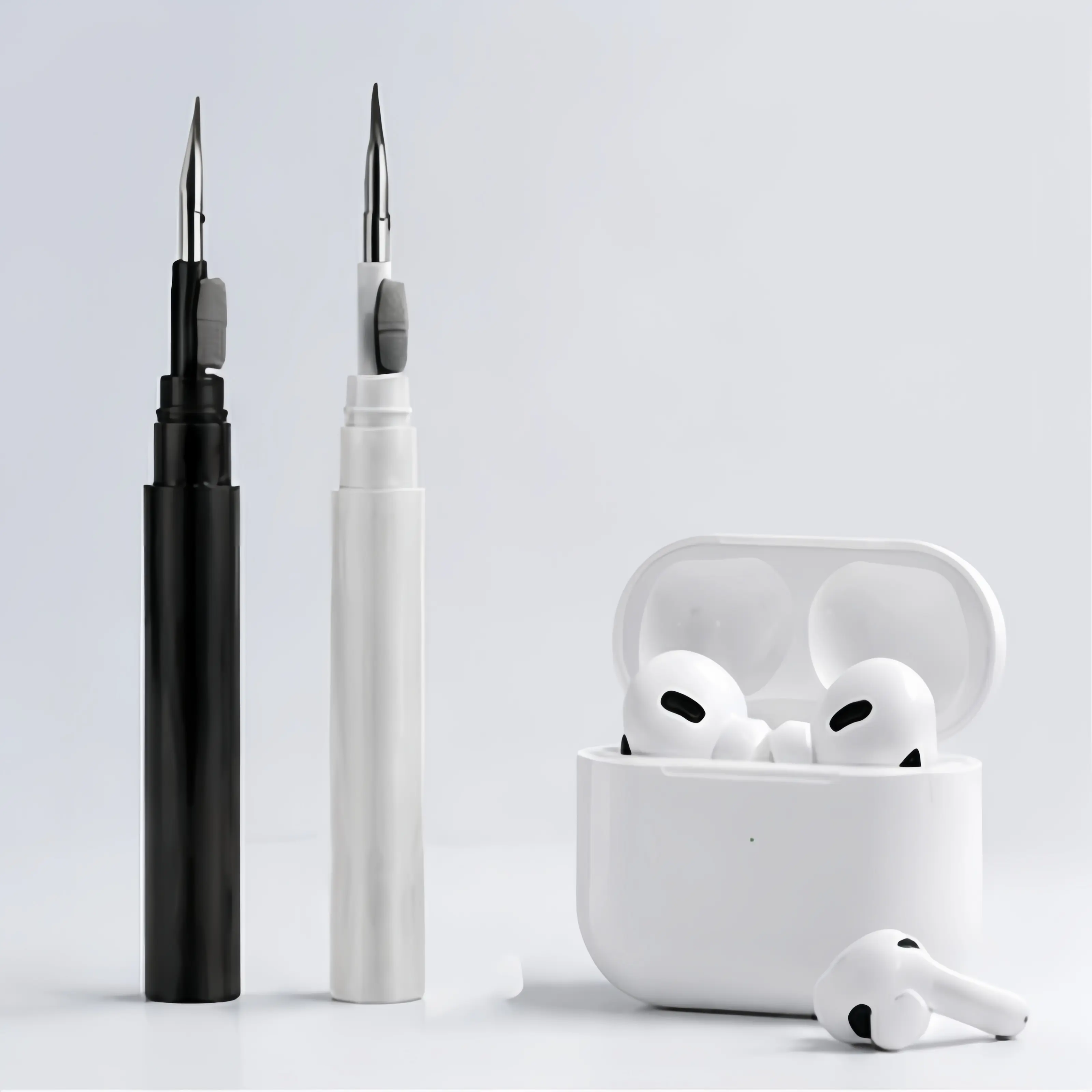 [Back to School]Cleaning Pen (1/2pcs), Multifunctional Earphone Cleaning Pen, Earwax Removal Tool for BT Earphone Charging Case, Multifunctional Earphones Cleaning Brush-MM1