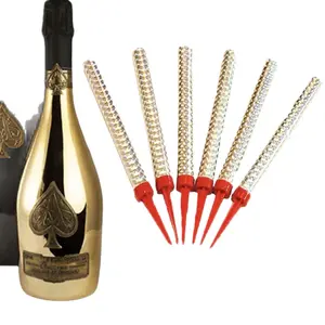 4pc Decoration Bottle and Cake Accessory Silver