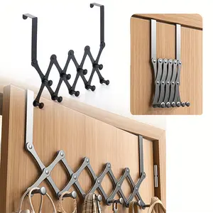 Expandable Over The Door Coat Hooks Heavy Duty Door Hanger