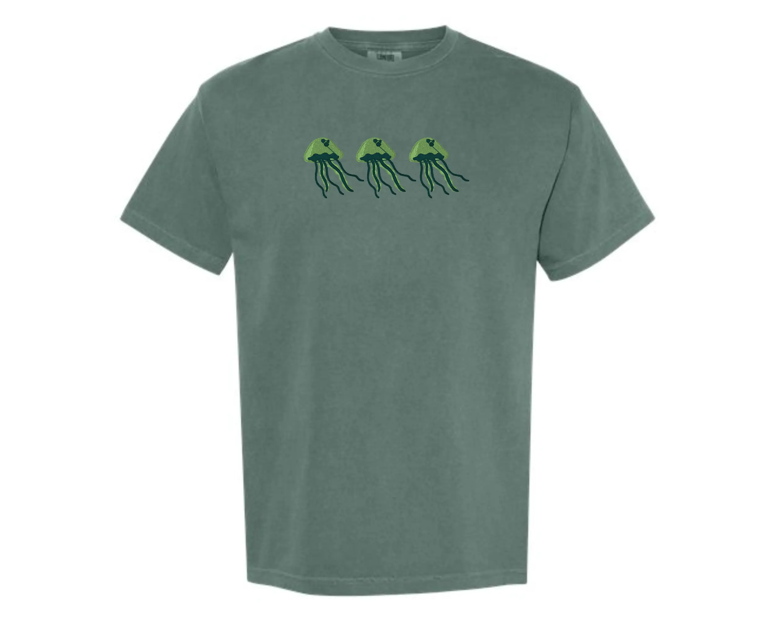 Embroidered Jellyfish Shirt, Embroidered Tshirt
