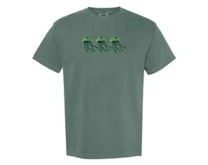 Embroidered Jellyfish Shirt, Embroidered Tshirt