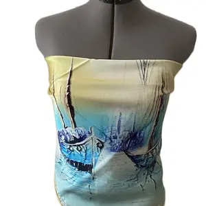 Designer Silk Scarves +Silk Tops +Silk  Blouses +woman blouse +