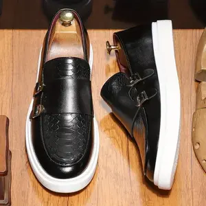 Men's Classic Slip-On Loafers - Versatile, Comfortable & Durable for All Seasons, Everyday Shoes|Minimalist Menswear|Sleek Design Footwear Boy Slipon Flat