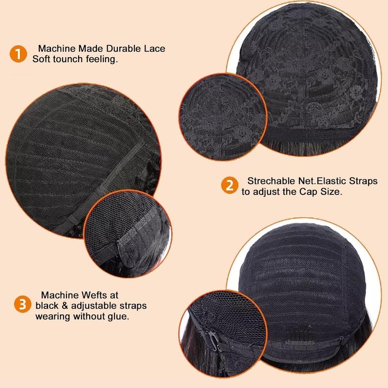 026 Pixie Cut Wig for Black Women Short Bomb Curly Wigs Brazilian Virgin Human Hair Short Curly Pixie Wigs Pixie Cut Layered Wig Natural Black Short Wigs for Black Women#TikTokShopHolidayHaul