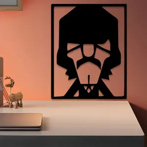1pc Beatles Metal Wall Art, Beatles Statue Mural, Perfect for Living Room Wall, Christmas Decor, Ideal Gift for Music Lovers, Durable Metal