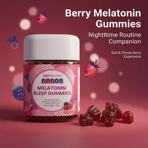 NMNOR Melatonin Gummies with Vitamin B6 - Fall Asleep Faster, Wake Up Refreshed - Natural Deep Sleep Support & Relaxation Supplement for Adults - Non Habit Forming Nighttime Sleep Aid - Delicious Mixed Berry Flavor, 60 Chewable Count (30 Day Supply)